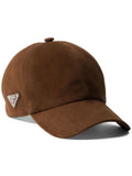 Prada suede baseball cap