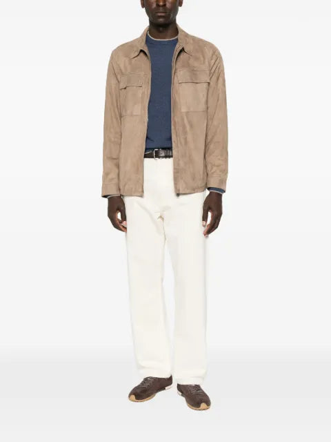 Paul & Shark suede panelled jacket