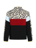 Mauna Kea leopard-print colour-block jacket