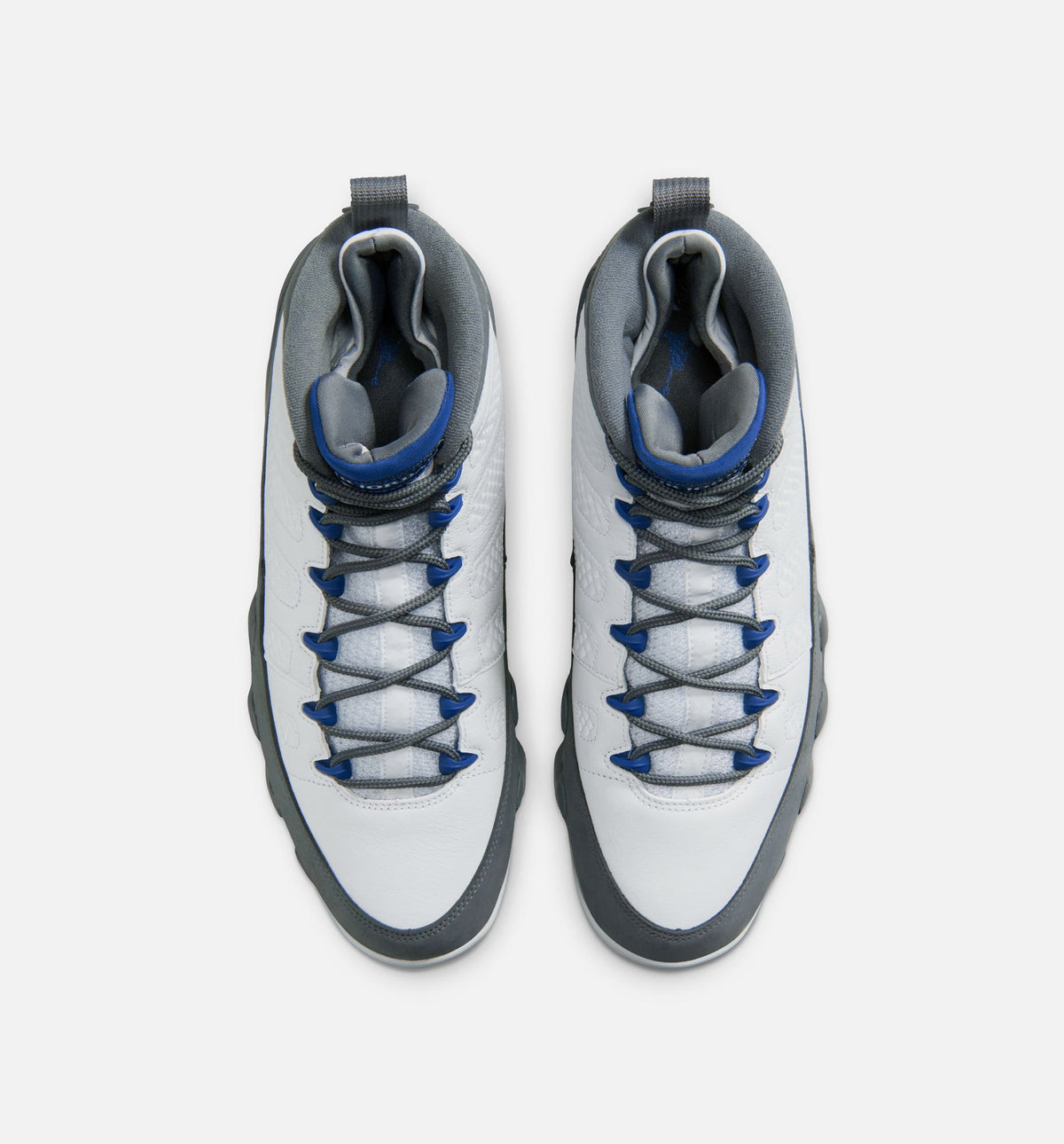 Air Jordan 9 Retro "Flint Grey and French Blue" Men's Shoe – White/French Blue/Flint Grey