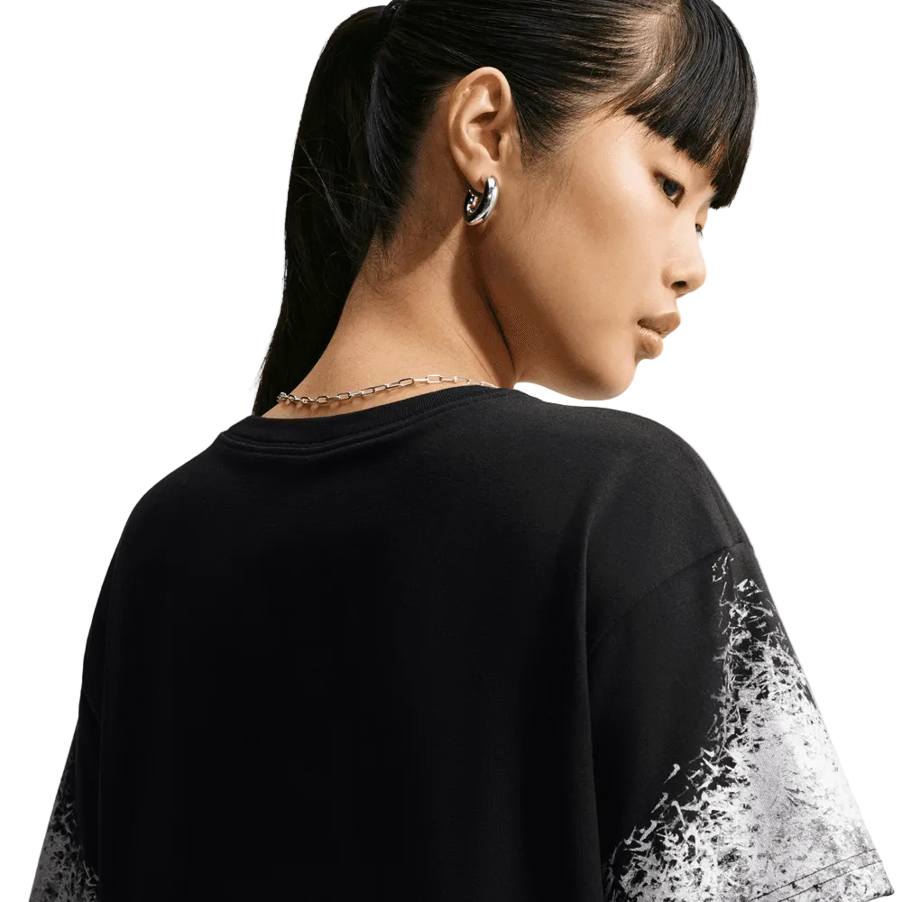 Wmns Nike Sportswear Classic Glimmer Cropped Short-Sleeve Tee