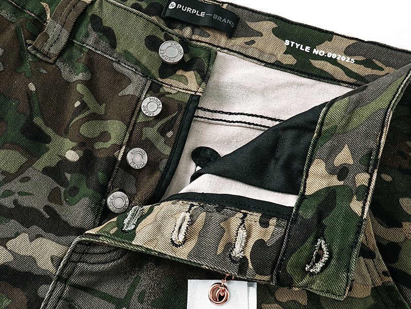 Purple Brand Green Camouflage Utility Pants